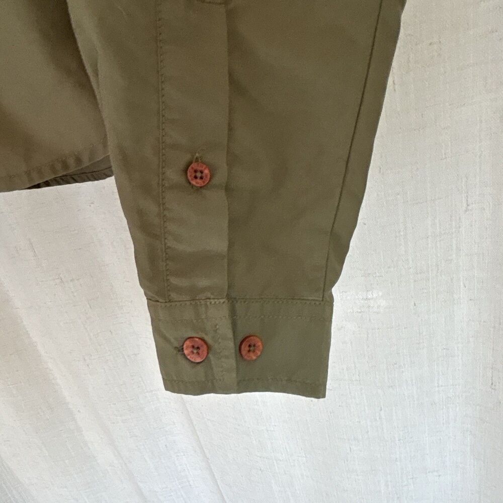 The North Face Women’s Green Breathable Button-Up Shirt Long Sleeve XS/TP - Picture 7 of 16